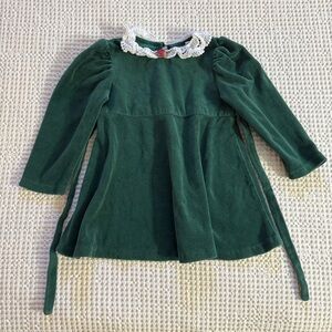 Vintage Velvet Girls Dress